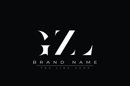 GZL abstract letter logo design. This logo is designed by three abstract letters.