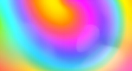 Fototapeta premium Vibrant rainbow gradient abstract background. Pride Month celebration. Bright joyful inclusivity. Love and unity