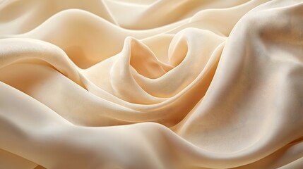 Obraz premium Opulent Golden Silk Background with Soft Flowing Waves and Elegant Finish