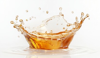 Splash of Brown Liquid