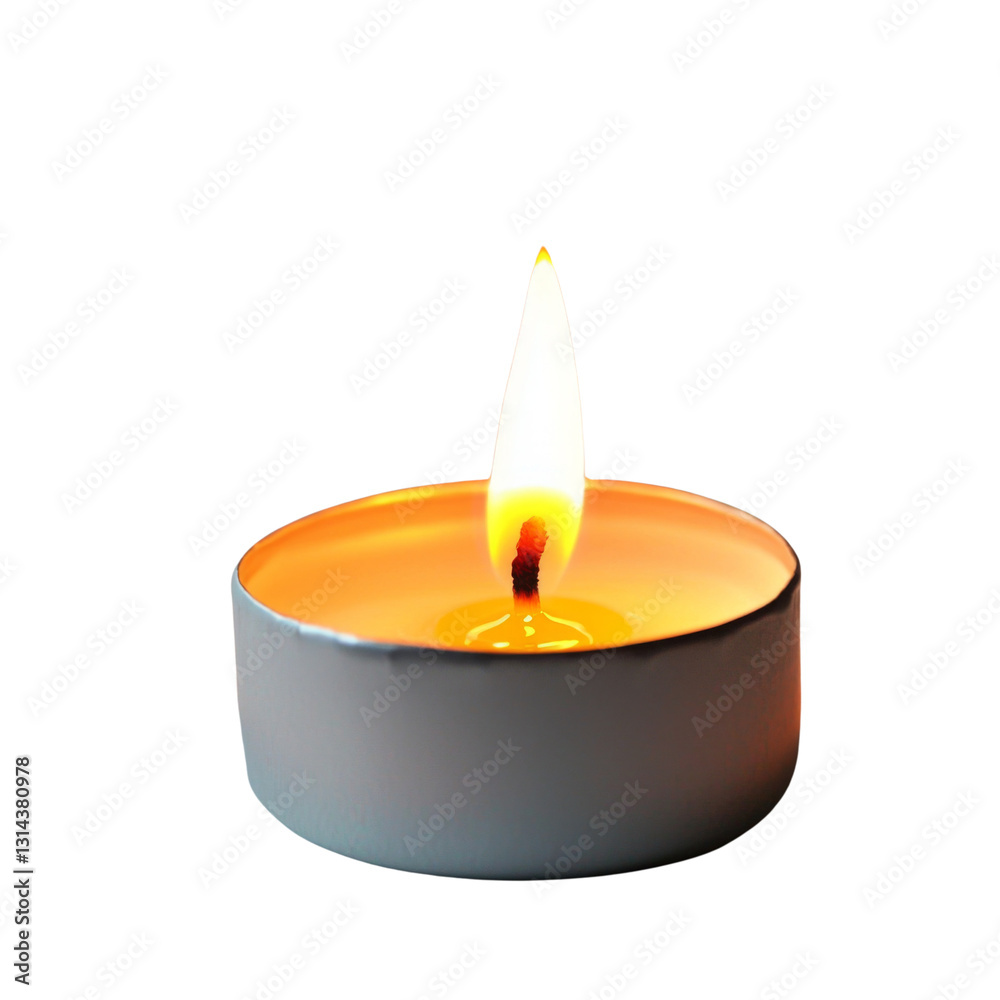 Poster glowing candle with bright flame, creating warm and inviting atmosphere. soft light enhances ambiance, perfect for relaxation or meditation