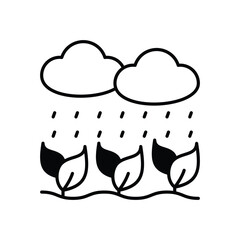 Natural Irrigation Vector icon