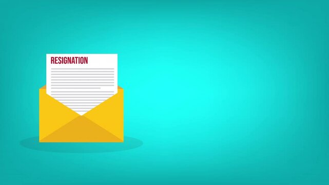 Professional write resignation letter to quit job or inform to leave company, change new job or notify boss, manager of dismissal concept, resignation email.	