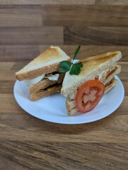 fresh healthy sandwich