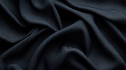 Fototapeta premium Intricate details of deep indigo denim fabric showcasing elegant texture Generative AI