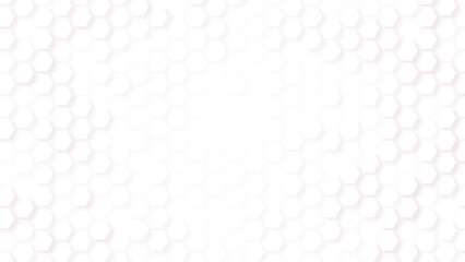 Geometric abstract background with simple hexagonal elements. Medical. Vector digital art banner.