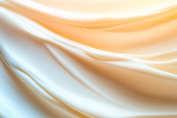 Soft, flowing cream-colored fabric