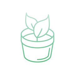 Home Plant Vector icon