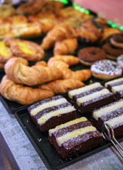 Cake Slices on the Bakery