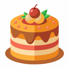 Cake of strawberry
