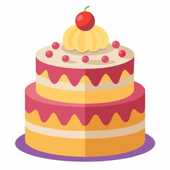 Cake of strawberry