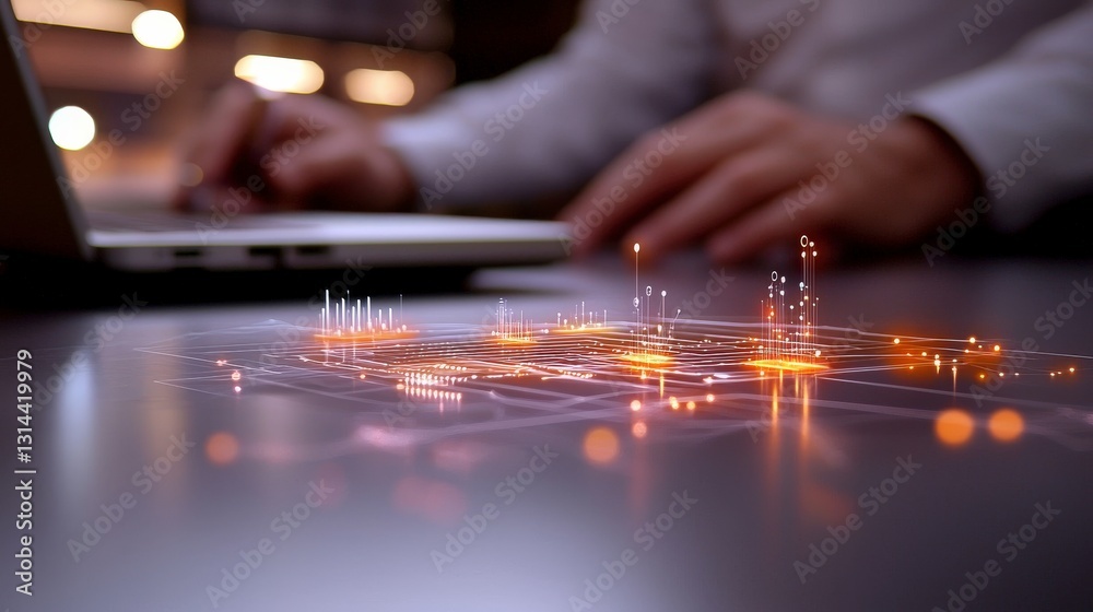 Poster dynamic abstract 4k animation background style