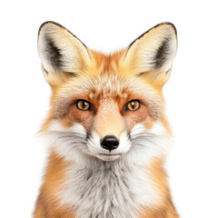 Obraz premium Realistic illustration of a fox's face