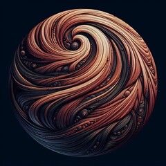 Color Deep reddish brown with a distinctive grain pattern