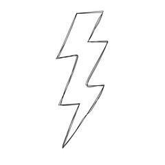 lightning bolt doodle