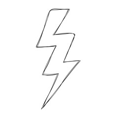 lightning bolt doodle