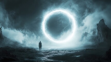 Glowing Portal Doorway

