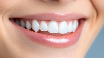 Obraz premium Perfect White Teeth Smile Beauty