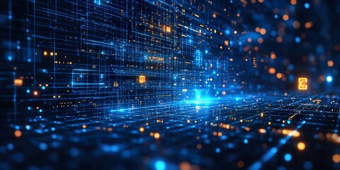 Abstract Digital Future Tech Background
