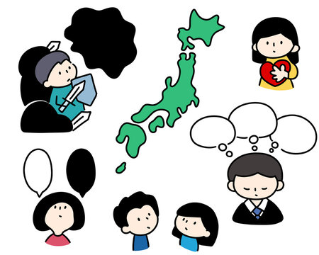 政治、社会問題などの挿絵に使えるイラスト