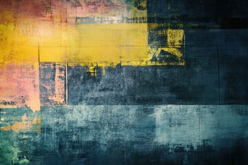 Fototapeta premium Unique modern art gallery wall background with realistic lighting for creative projects