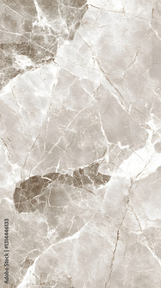 Poster Marble texture with elegant beige and gray veins creating a luxurious and sophisticated background for design projects