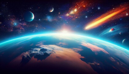 Fototapeta premium planet in space