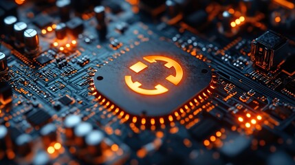 Fototapeta premium Software Update Application Upgrade Technology 