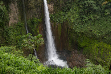 Obraz premium Toro Waterfall, Catarata Del Toro, Alajuela Province, Bajos Del Toro, Costa Rica