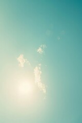 Vertical Cloud in the sky.
