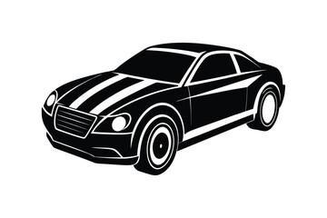Modern Car Silhouette Vector Design