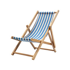 beach chair isolated on a transparent background 