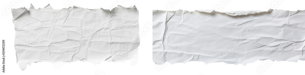 Aufkleber The torn lined paper sheet boasts a distinctive rough edge, making it an ideal choice for those seeking to add a vintage feel to their notes or scrapbook projects, with a transparent background and
