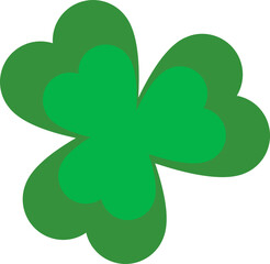 St. Patrick's Day clover shamrock leaf pattern.