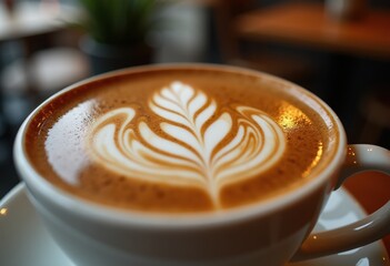 macro colorful patterns freshly brewed coffee surface capturing swirls textures detail, aesthetic, barista, beverage, colors, composition, contrast, cream