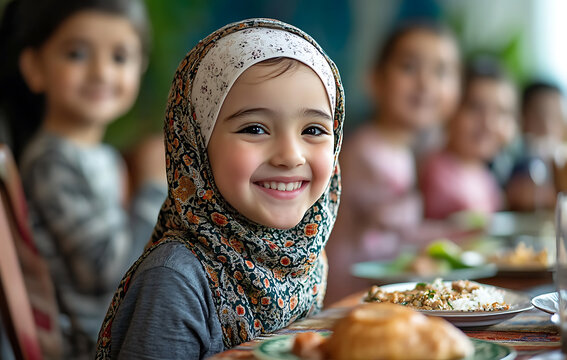 Simple iftar meal for a family, with a focus on Ramadan Amadan Charity and the shared Ramadan Ramadan Dua of gratefulness. 