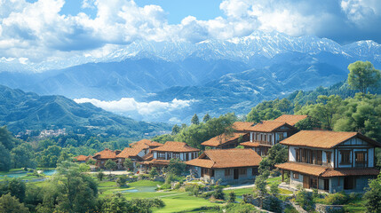 Vector illustrations that combine a variety of styles.