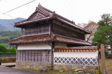 津和野城跡の馬場先櫓