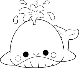whale cartoon