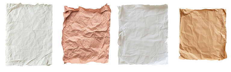 Obraz premium A torn and elongated paper strip with a rough, tactile quality and irregular edges, perfect for incorporating into craft, design, and scrapbooking projects, is shown isolated on a transparent