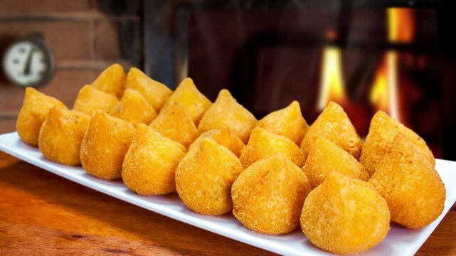 Chicken coxinha, Brazilian snack