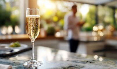 Obraz premium Sparkling Wine Glass Celebration Toast