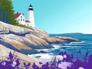 Lighthouse landscape