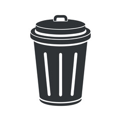 vector trash can icon