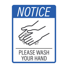 Isolated outline pictogram : handwashing with soap, cleanliness and health by preventing germs and hygiene habit