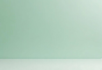 Minimalist Green Sphere on a Soft Monochrome Background