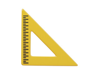 3d triangle ruler icon