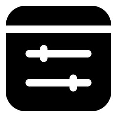 Film Glyph Icon. Vector Illustration. Symbol of Cinema, Movies, and Entertainment