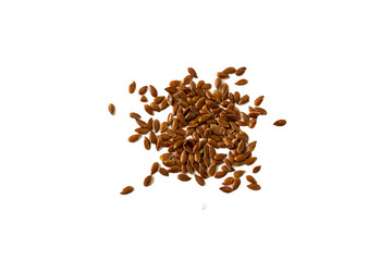 PNG image of the flax seeds on the transparent background 