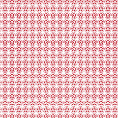 Intricate Red and White Geometric seamless pattern